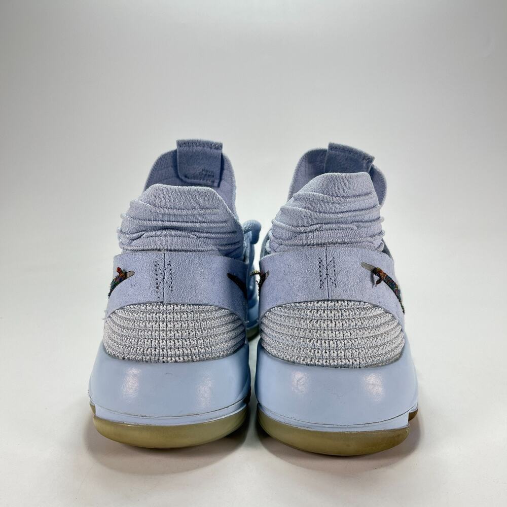 Nike KD 10 Anniversary Faint Blue Lace Up Basketball Shoes 897817-900 Mens Sz 10 - Picture 4 of 11